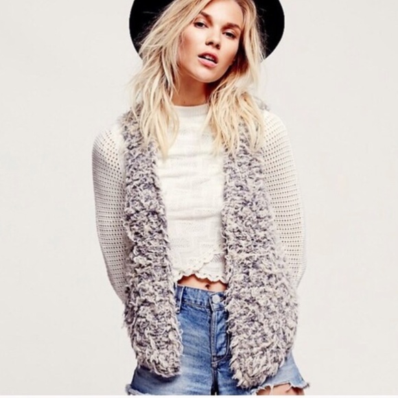 Free People Jackets & Blazers - Free People Shaggy Vest